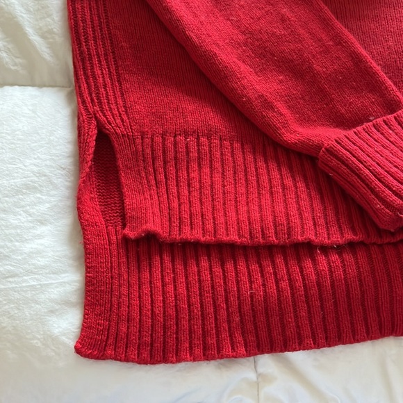 Women’s Anthropologie, Red Sweater, size S - Picture 3 of 6